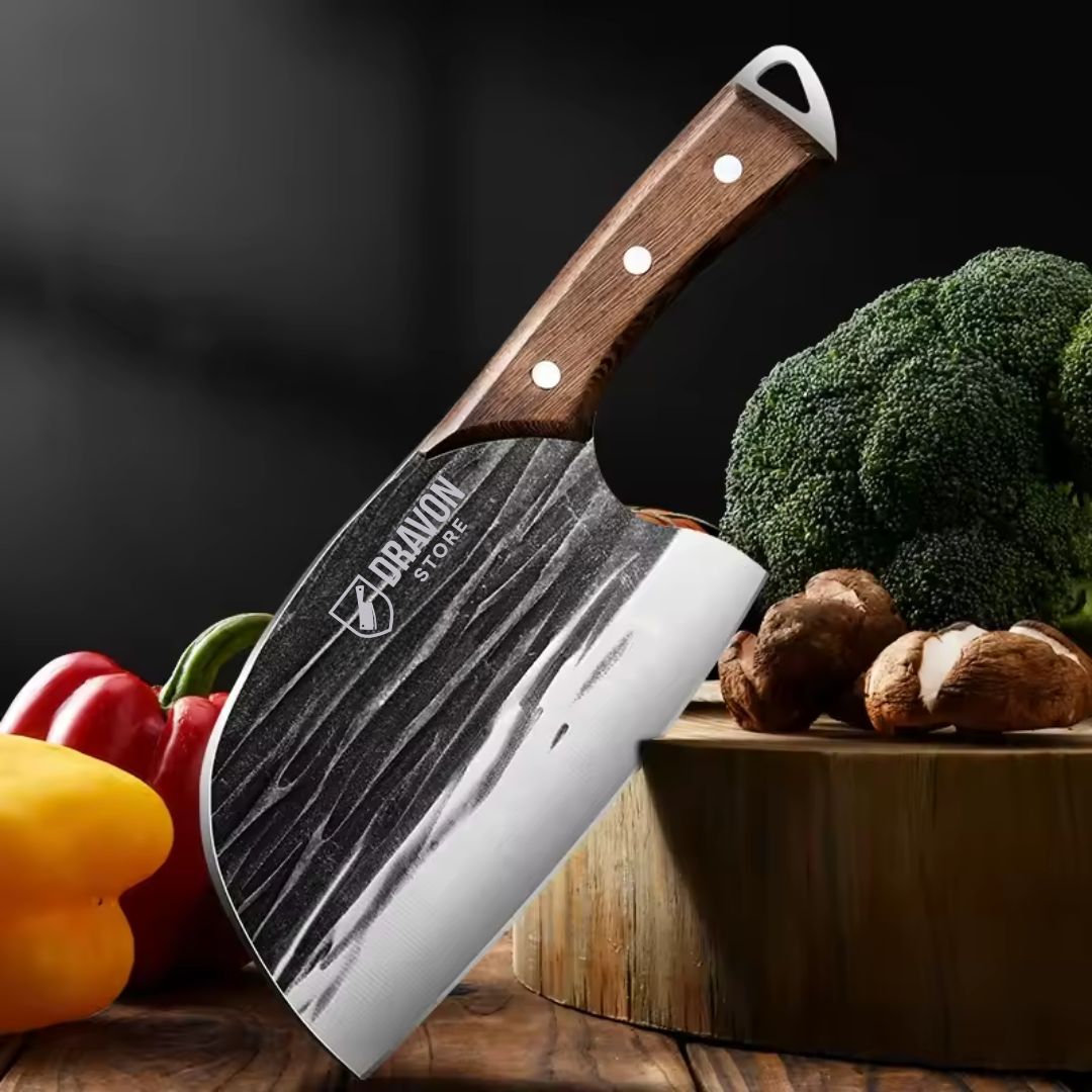 Dravon Supreme Hand-Forged Professional Cleaver Knife