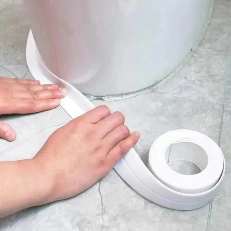 1 Roll Waterproof & Anti-Mould Kitchen Tape – Sink, Counter & Bathroom Gap Sealer